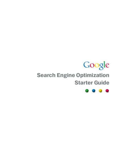 Search Engine Optimization Starter Guide