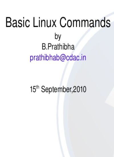 Basic Linux Commands