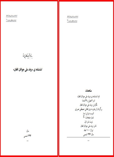 اساسنامه ی روند ملی جوانان افغان