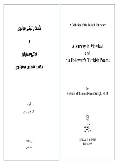 اشعار ترکی مولوی