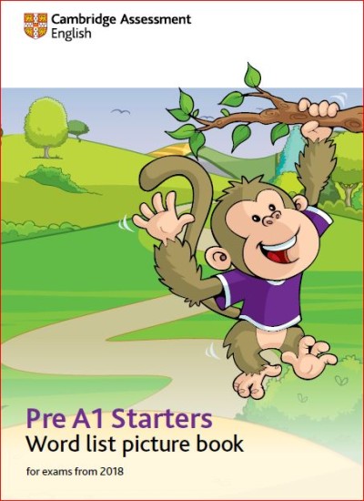 Pre A1 Starters Word list picture book Cambridge Assessment English