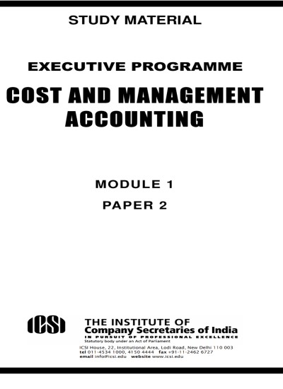 Cost Accounting