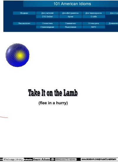 101 American English Idioms