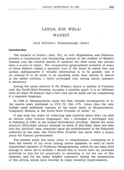 Laṇda Wəla Waṇecī