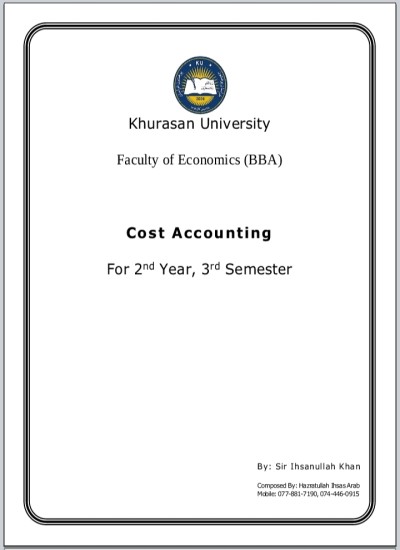 Cost accounting