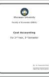 Cost accounting cover image