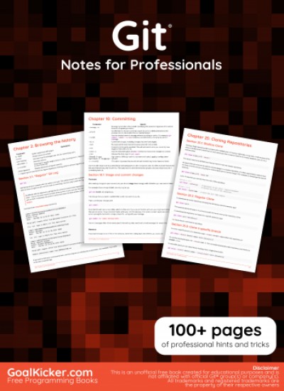 Git® Notes for Professionals book