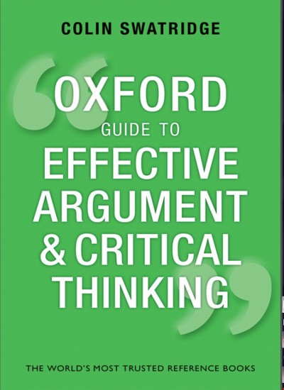 Effective Argument and Critical Thinking