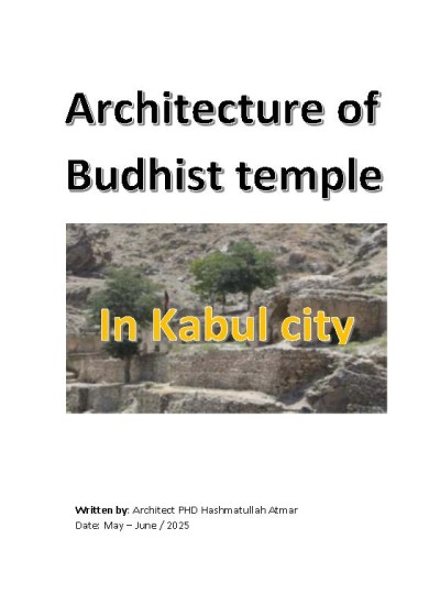 Architecture of Buddhist temple in Kabul city-86