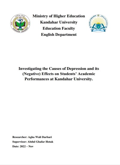 Effects of depression on EFL learners