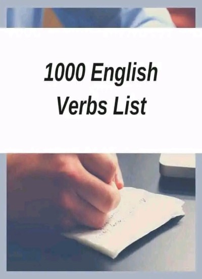 1000 english verb list