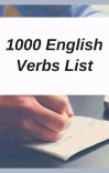 1000 english verb list cover image